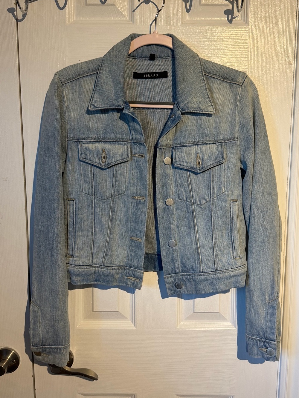 J Brand Light-wash Denim Jacket Size S